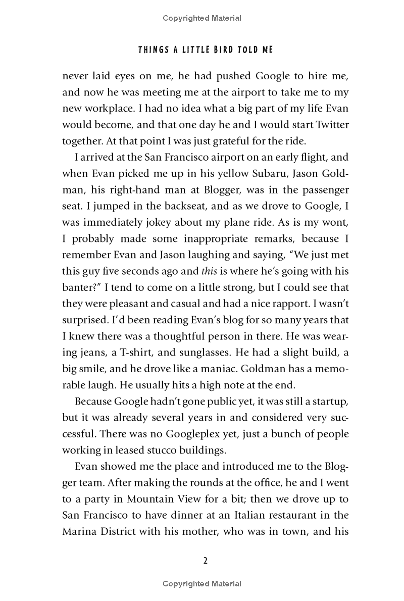 things a little bird told me