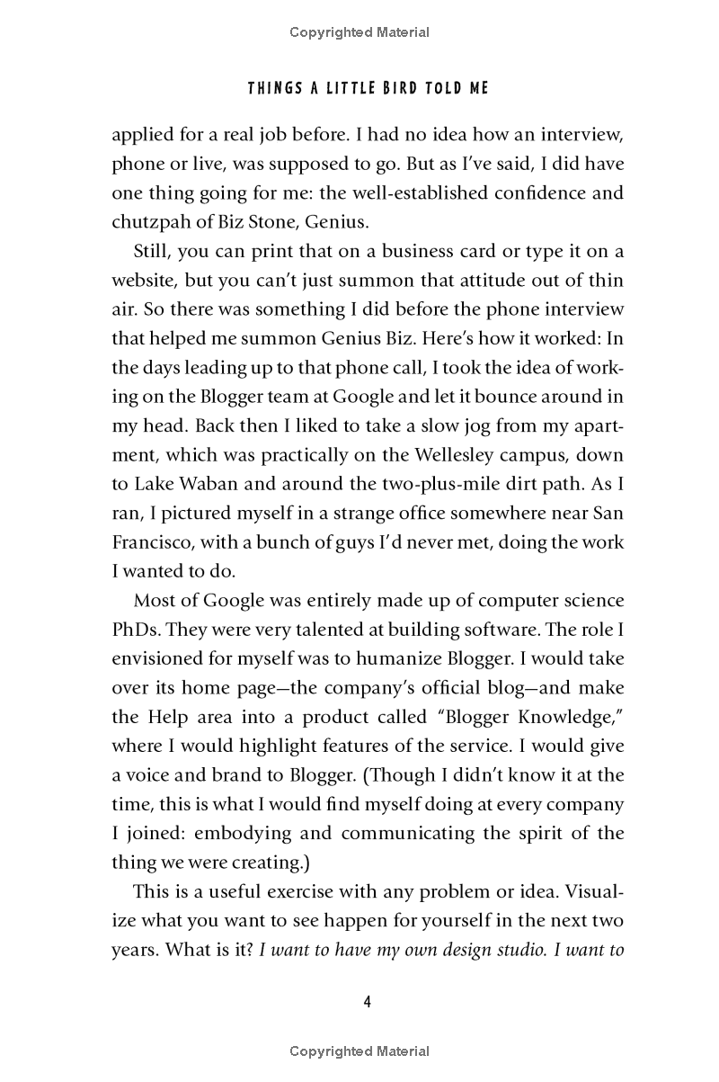 things a little bird told me: creative secrets from the co-founder of twitter