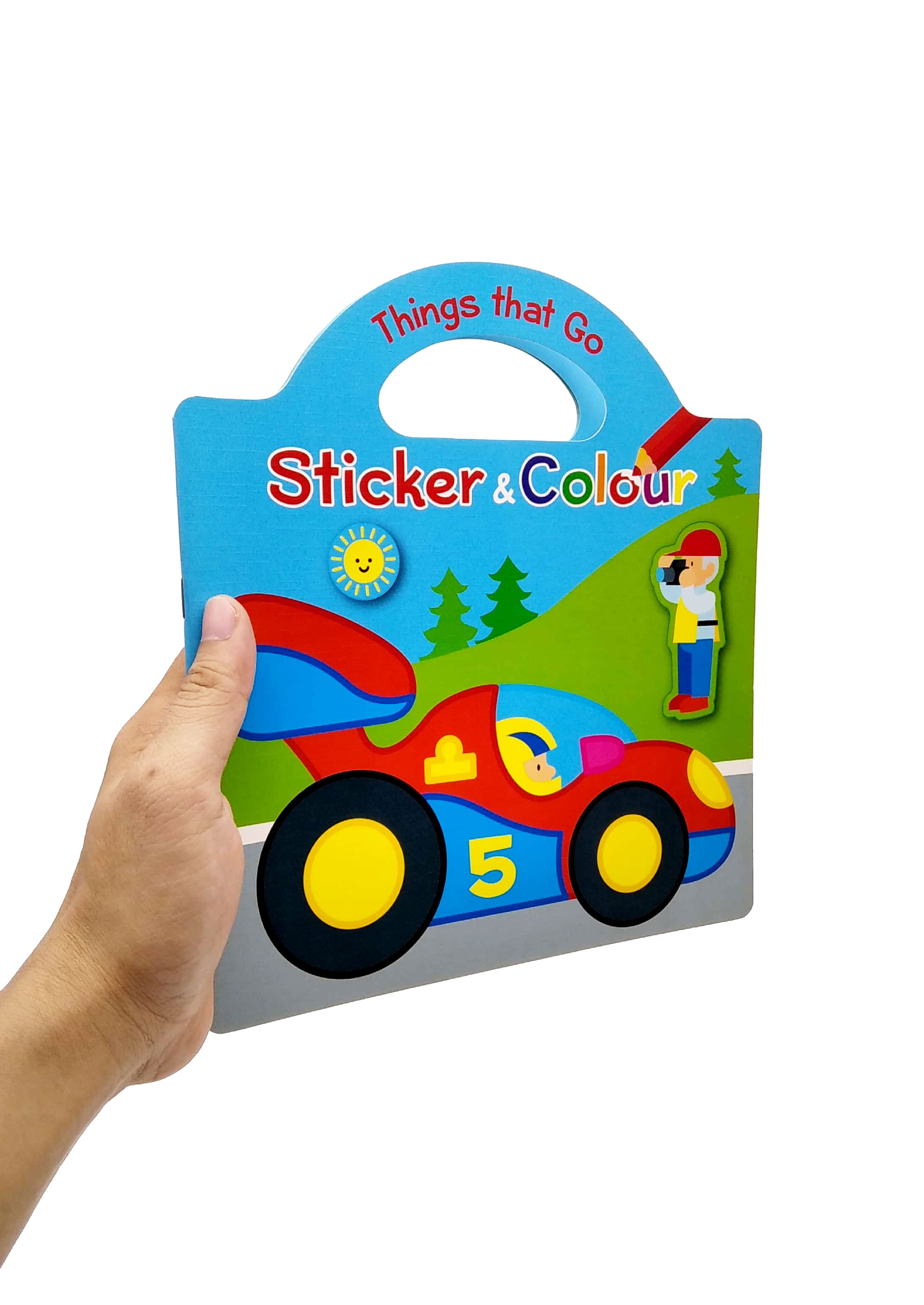 things that go sticker & colour: cars