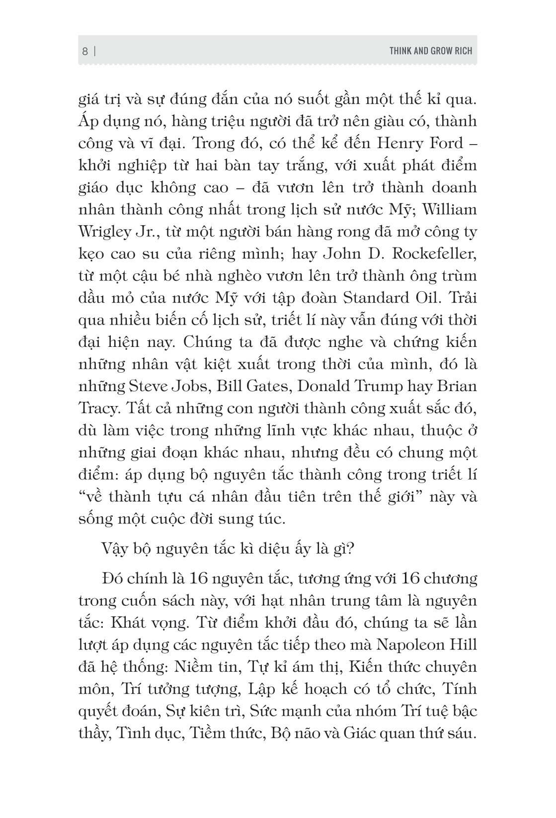 think and grow rich - 16 nguyên tắc nghĩ giàu, làm giàu trong thế kỷ 21 (tái bản 2023)