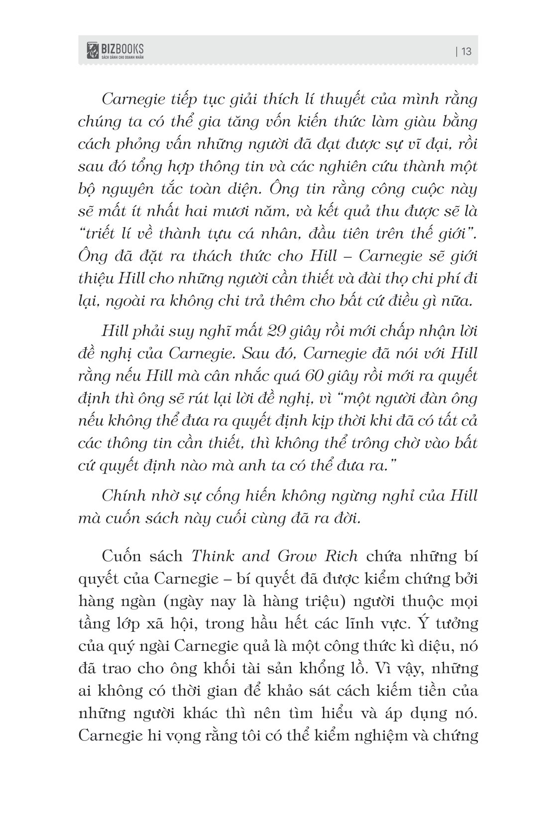 think and grow rich - 16 nguyên tắc nghĩ giàu, làm giàu trong thế kỷ 21 (tái bản 2023)