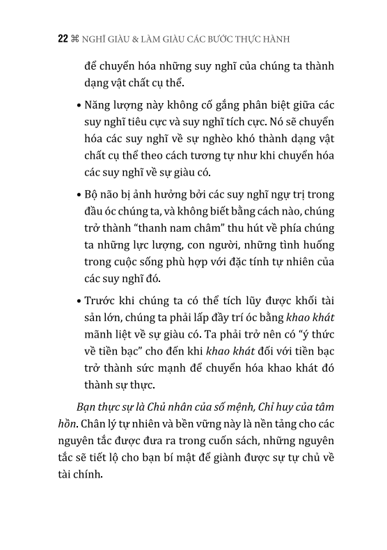 think and grow rich - nghĩ giàu và làm giàu các bước thực hành (tái bản 2022)