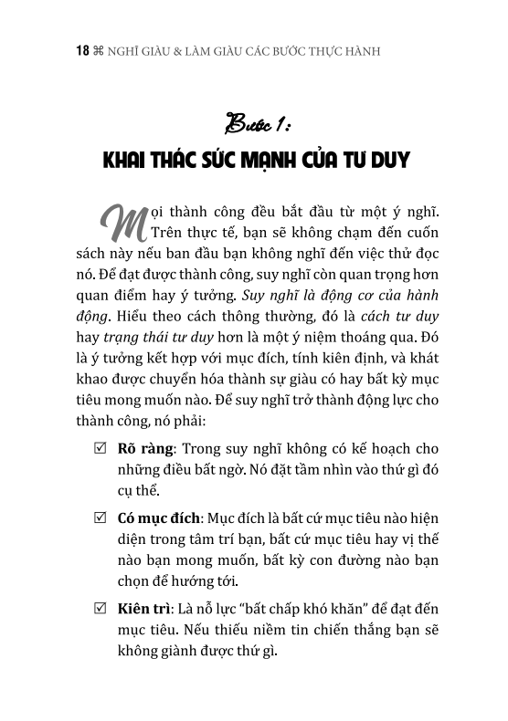 think and grow rich - nghĩ giàu và làm giàu các bước thực hành (tái bản 2022)