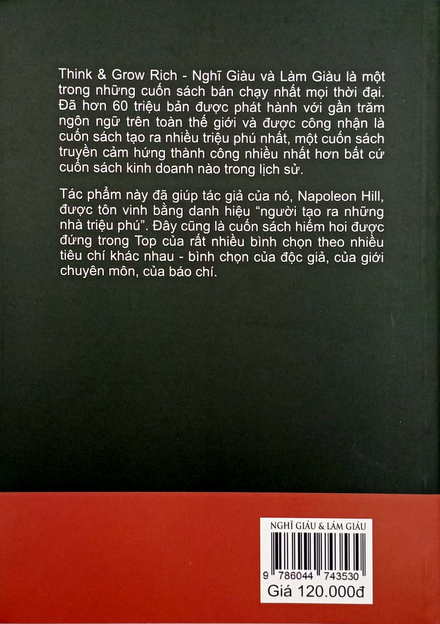 think and grow rich - nghĩ giàu và làm giàu (tái bản 2023)