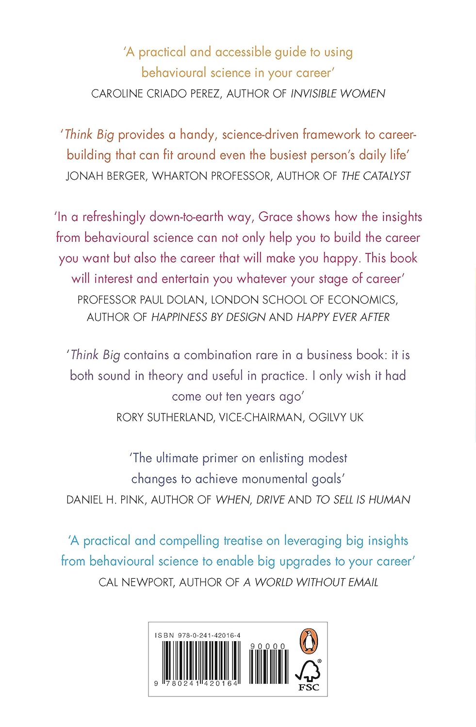 think big: take small steps and build the future you want