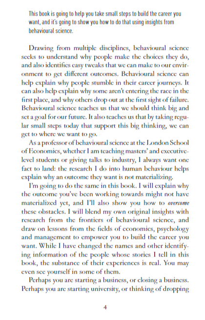 think big: take small steps and build the future you want