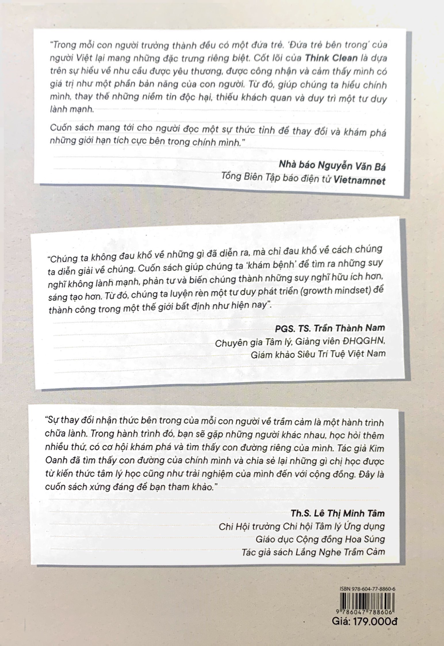 think clean - đừng tin vào tất cả những gì bạn nghĩ