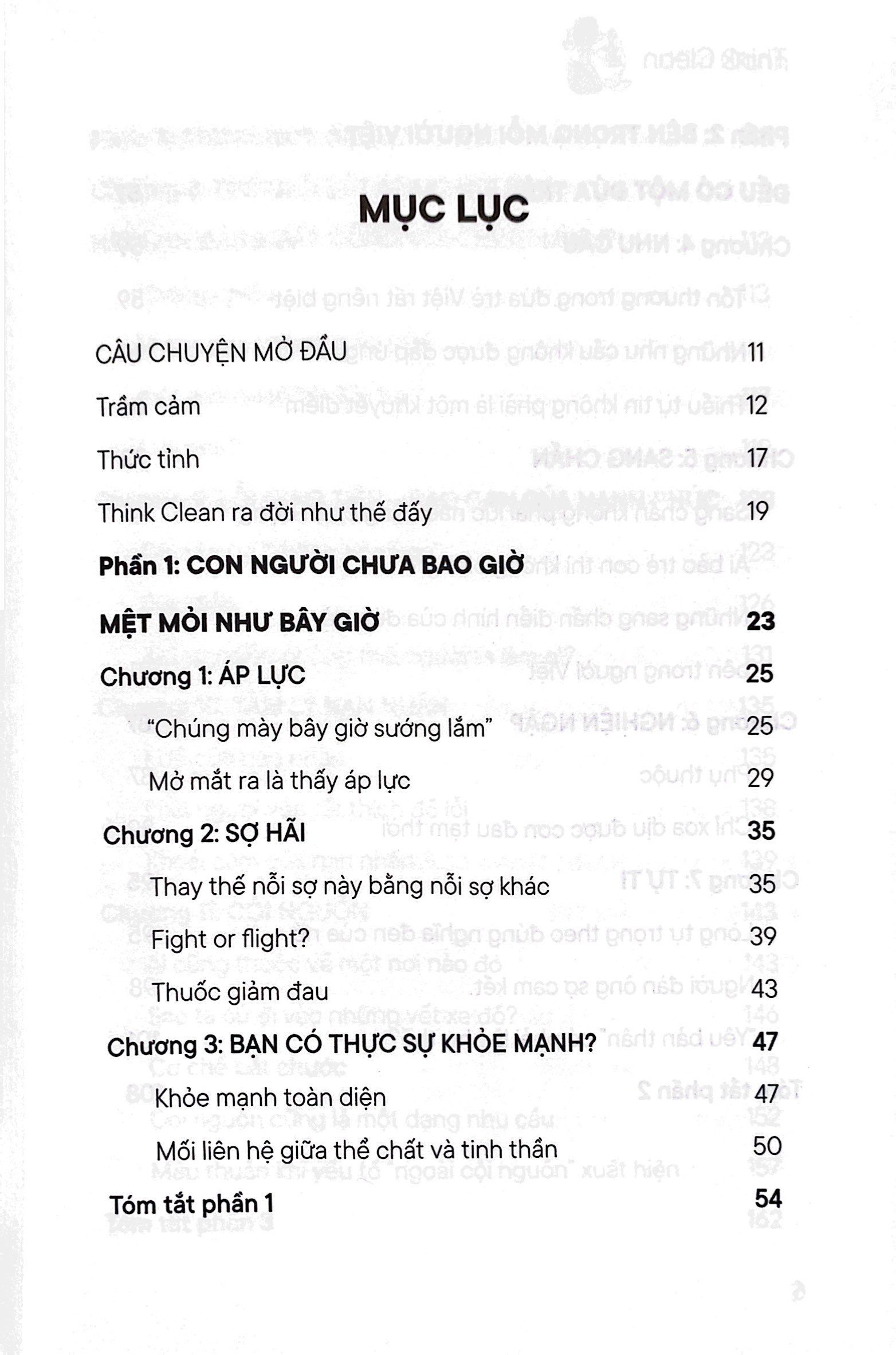 think clean - đừng tin vào tất cả những gì bạn nghĩ