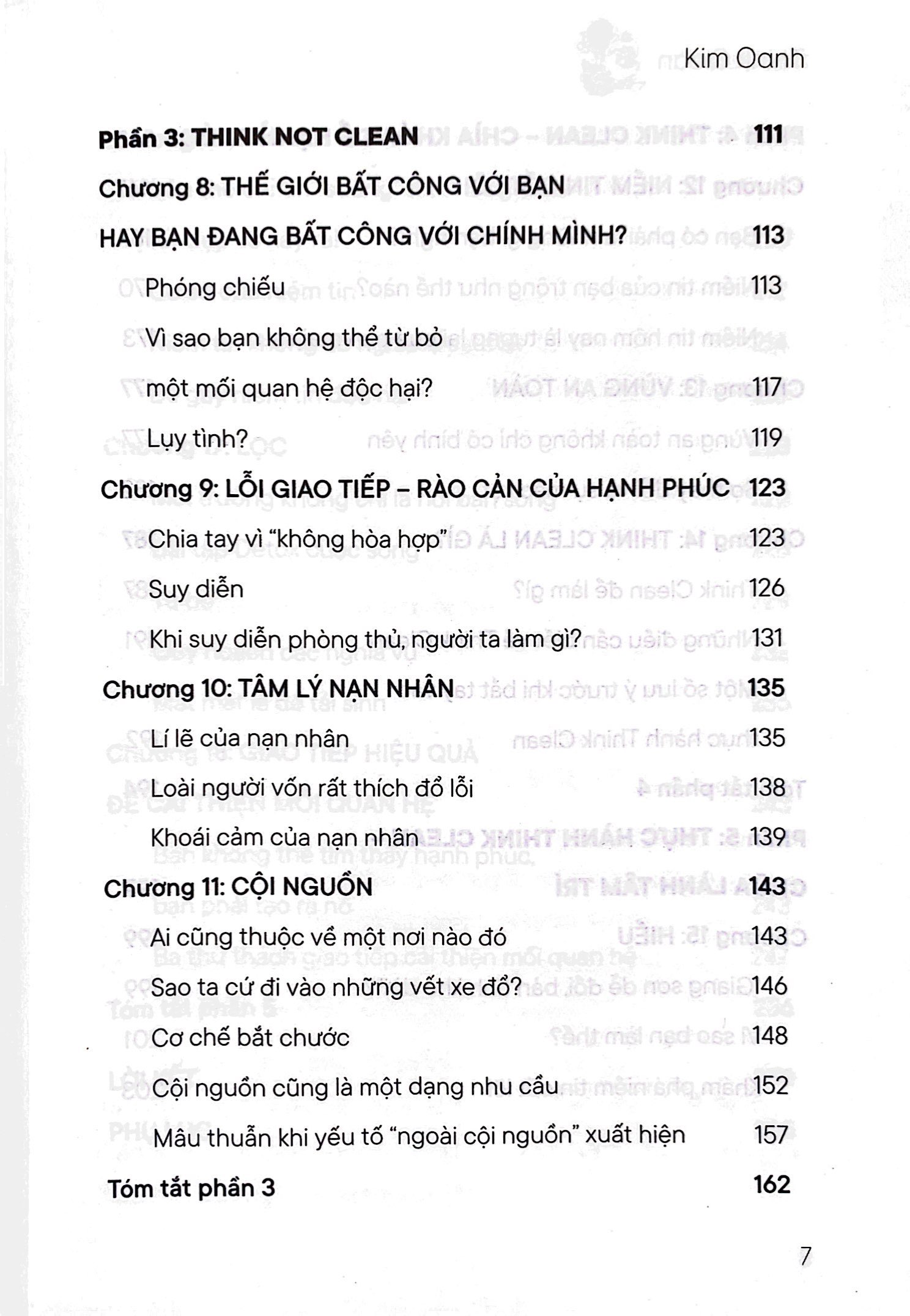think clean - đừng tin vào tất cả những gì bạn nghĩ