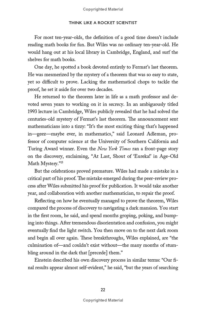 think like a rocket scientist: simple strategies you can use to make giant leaps in work and life