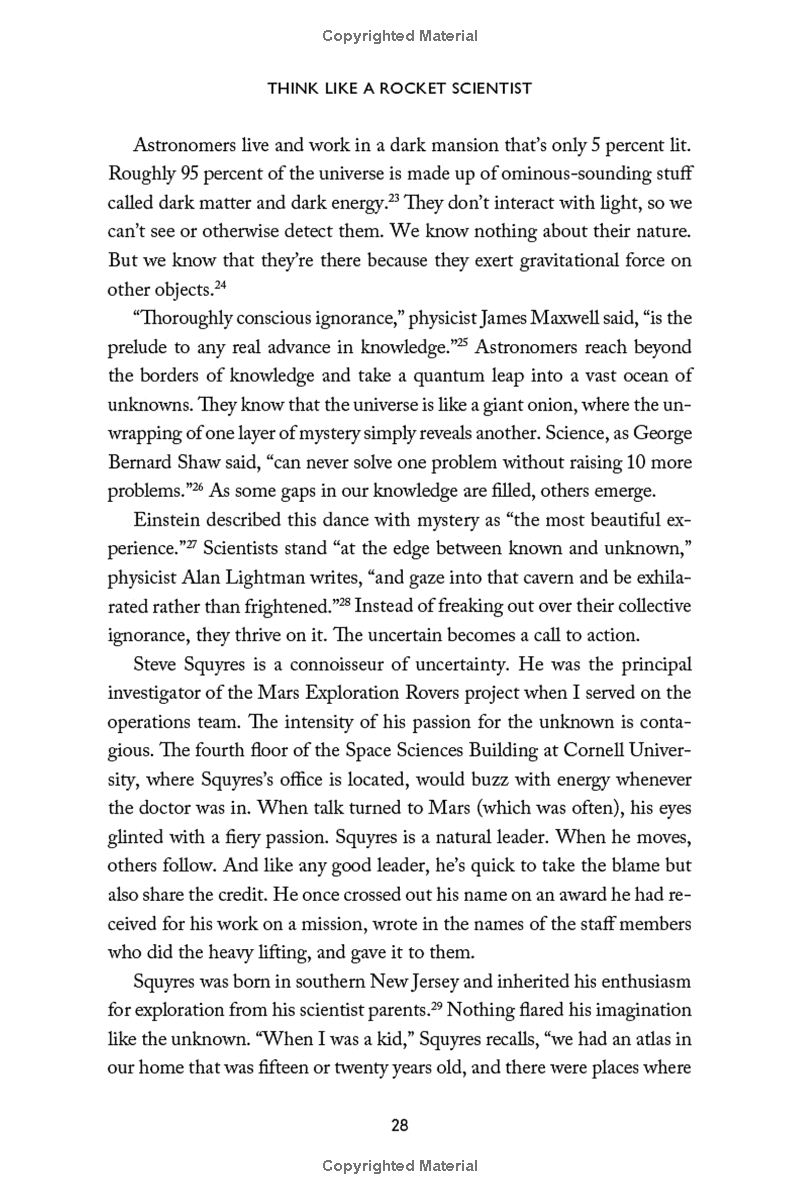 think like a rocket scientist: simple strategies you can use to make giant leaps in work and life