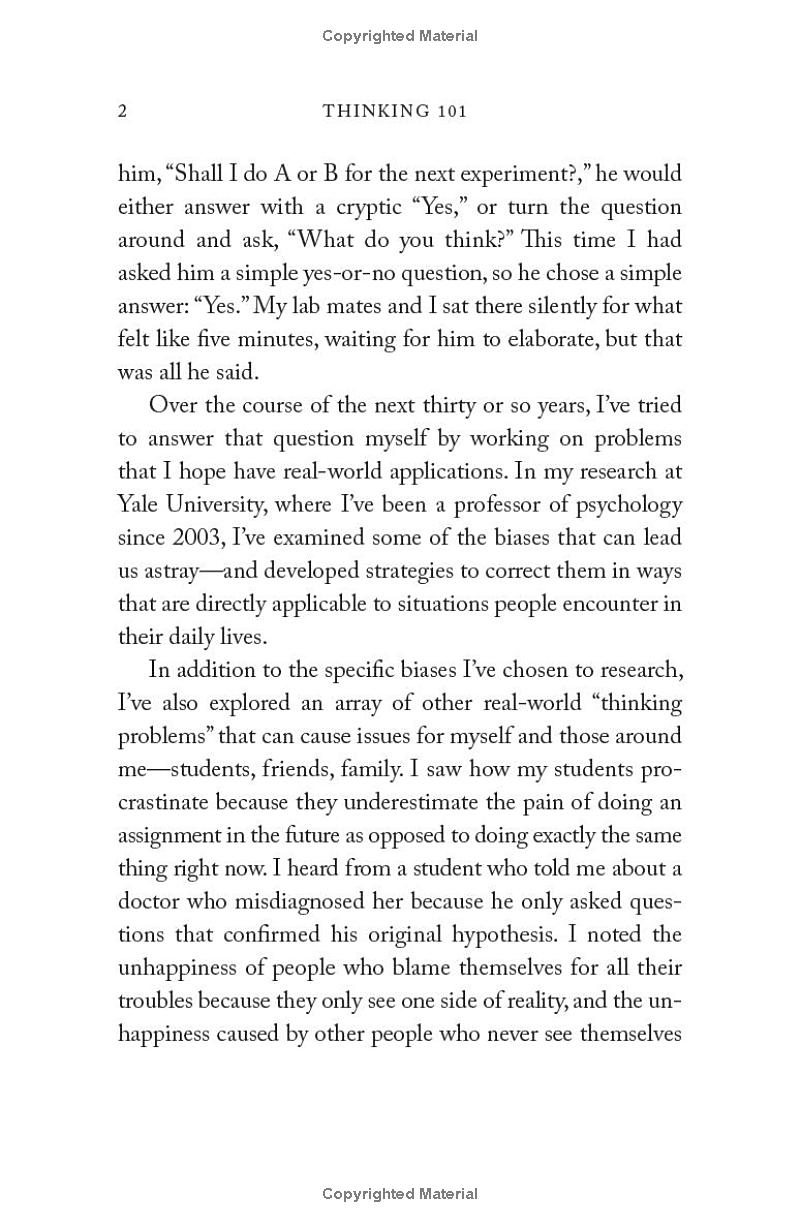 thinking 101: how to reason better to live better