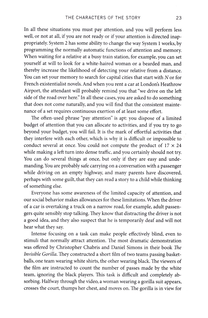 thinking, fast and slow