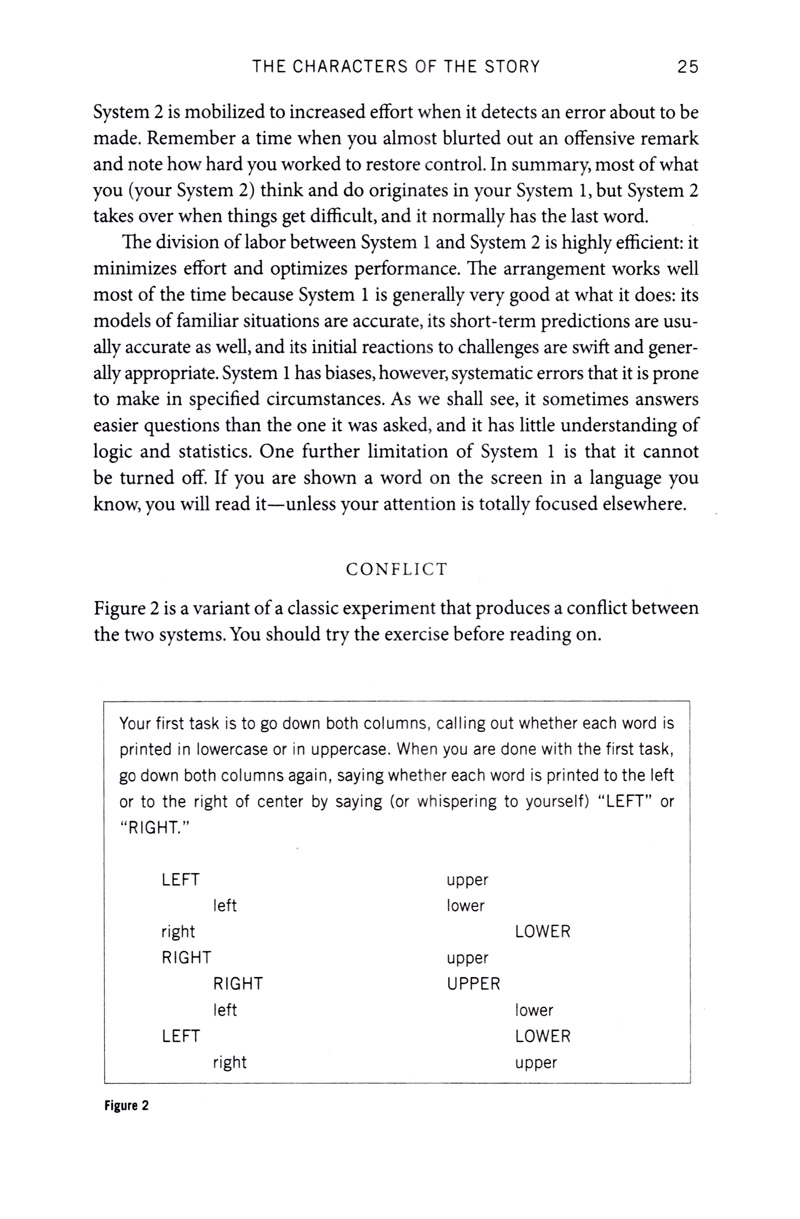 thinking, fast and slow