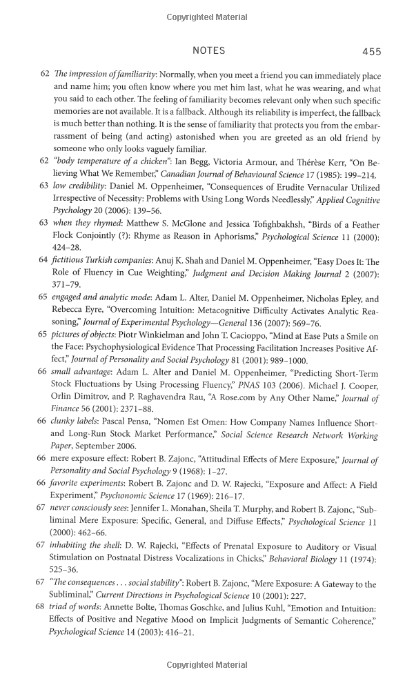 thinking, fast and slow