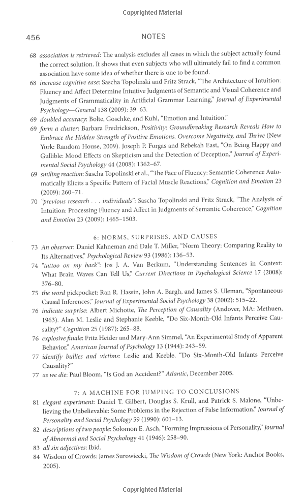 thinking, fast and slow