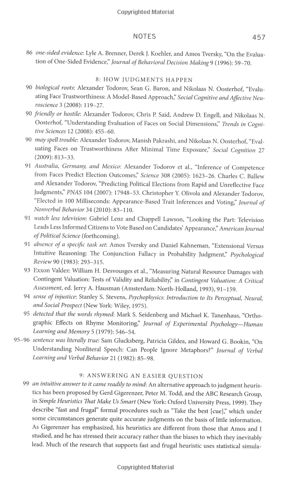 thinking, fast and slow