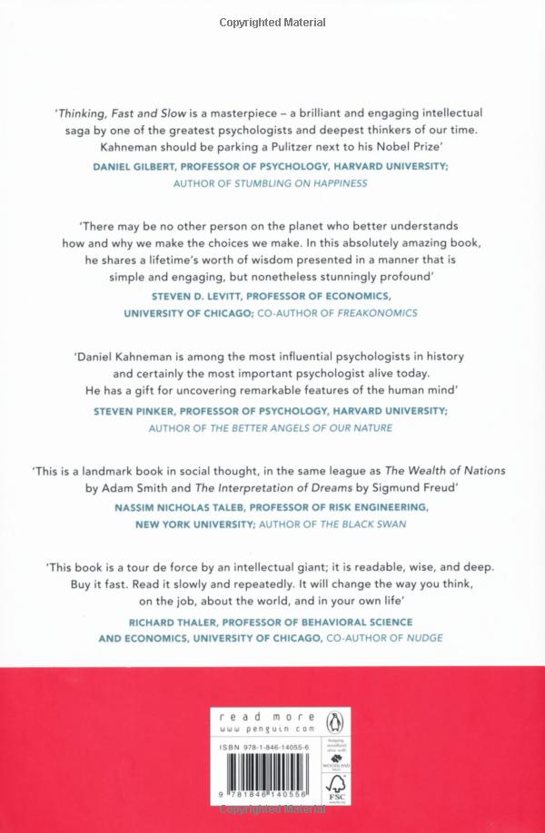 thinking, fast and slow