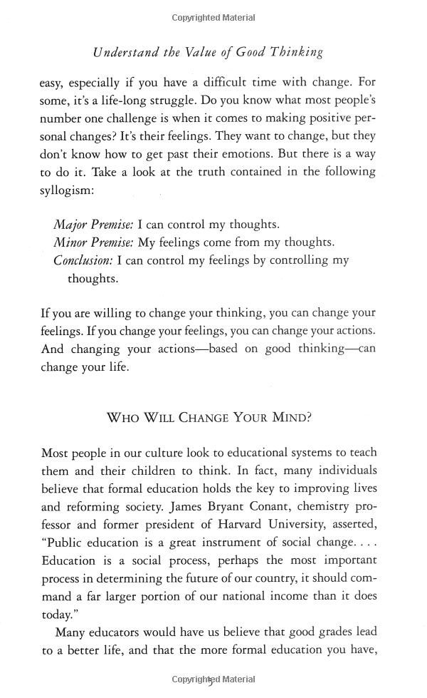 thinking for a change