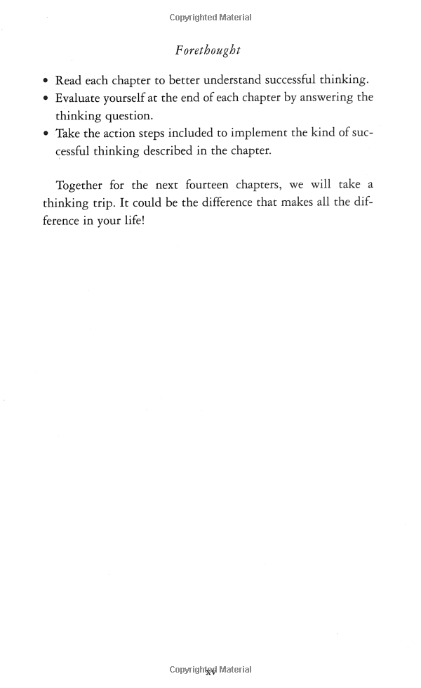 thinking for a change