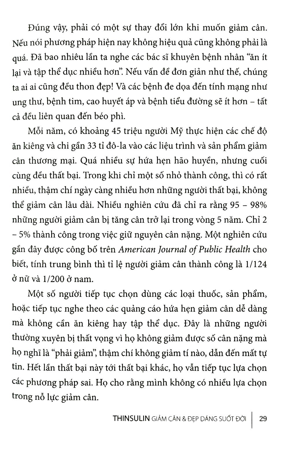 thinsulin - giảm cân và đẹp dáng suốt đời (tái bản 2023)