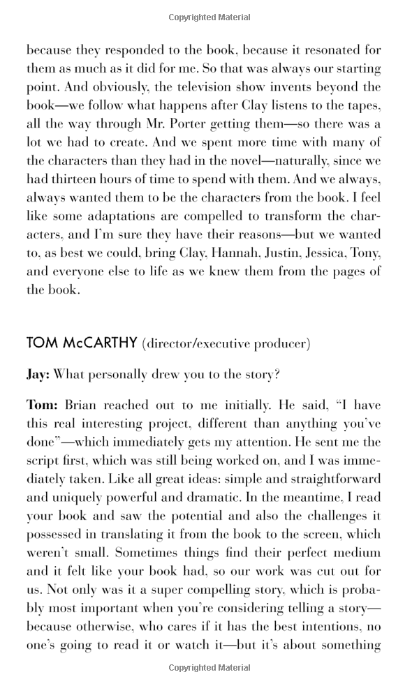 thirteen reasons why: (tv tie-in)