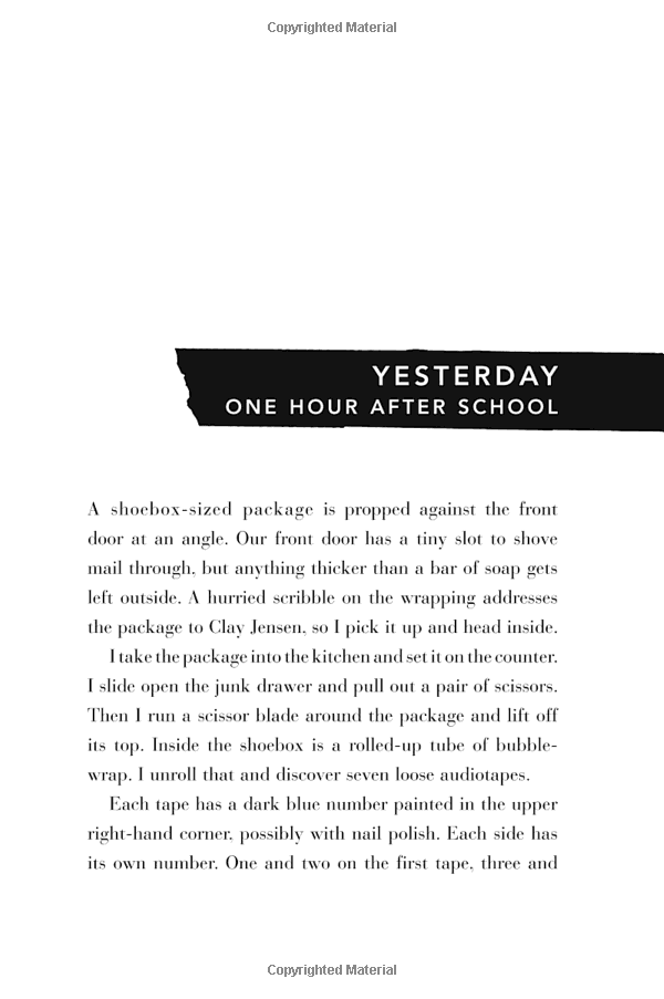 thirteen reasons why: (tv tie-in)