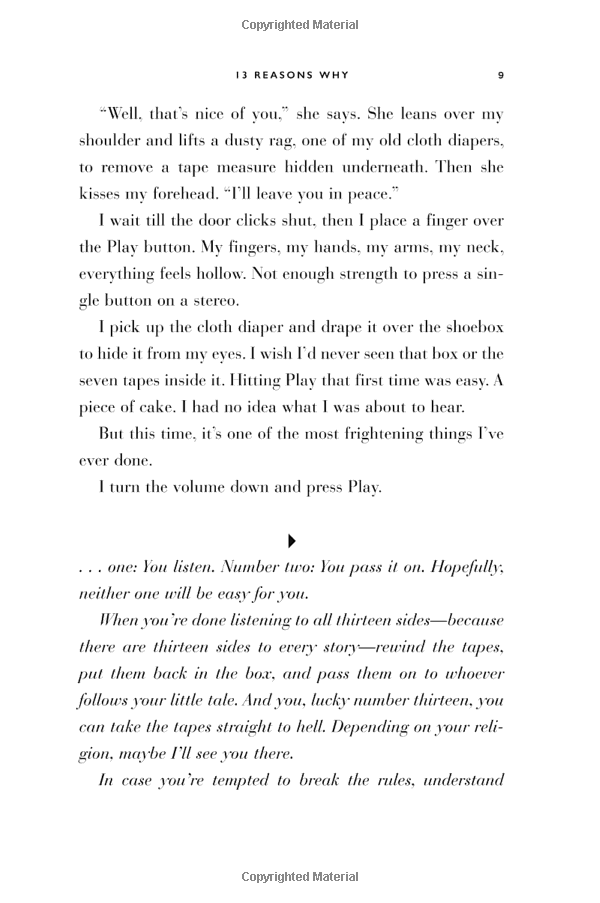 thirteen reasons why: (tv tie-in)