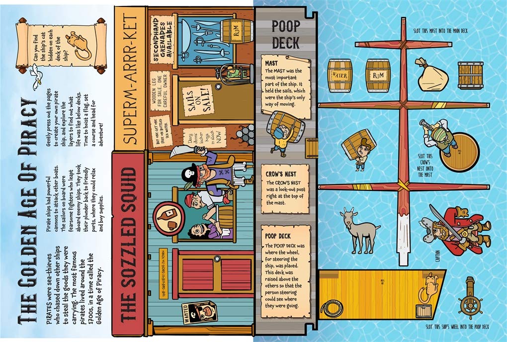 this book is a... 3d pirate ship