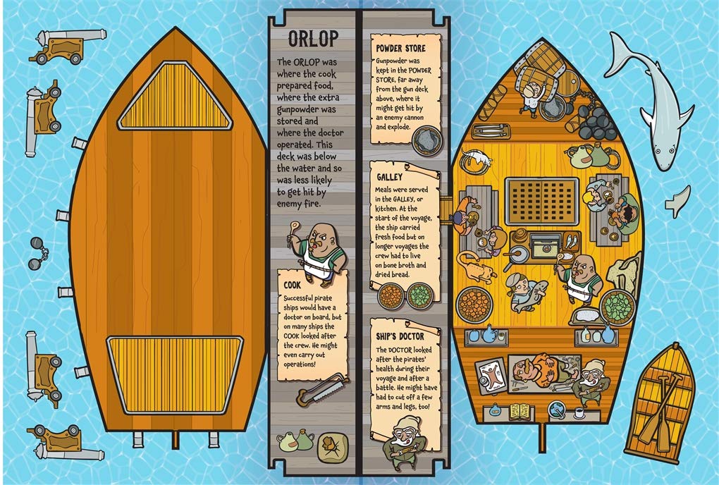 this book is a... 3d pirate ship