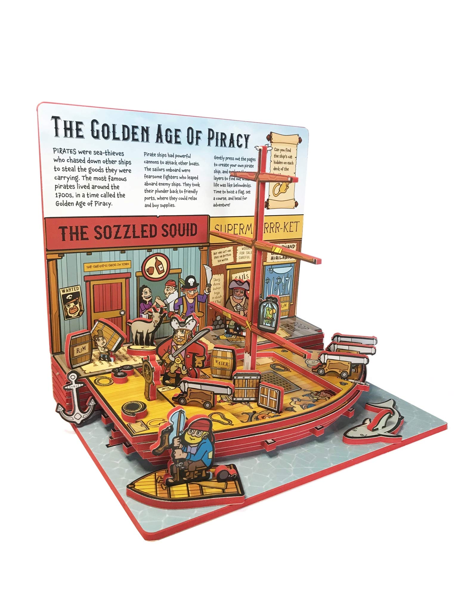this book is a... 3d pirate ship