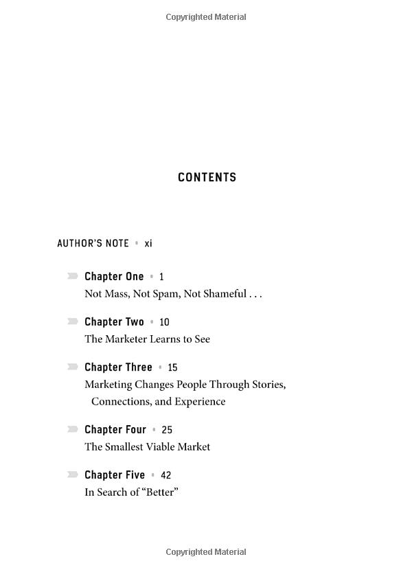 this is marketing: you can't be seen until you learn to see