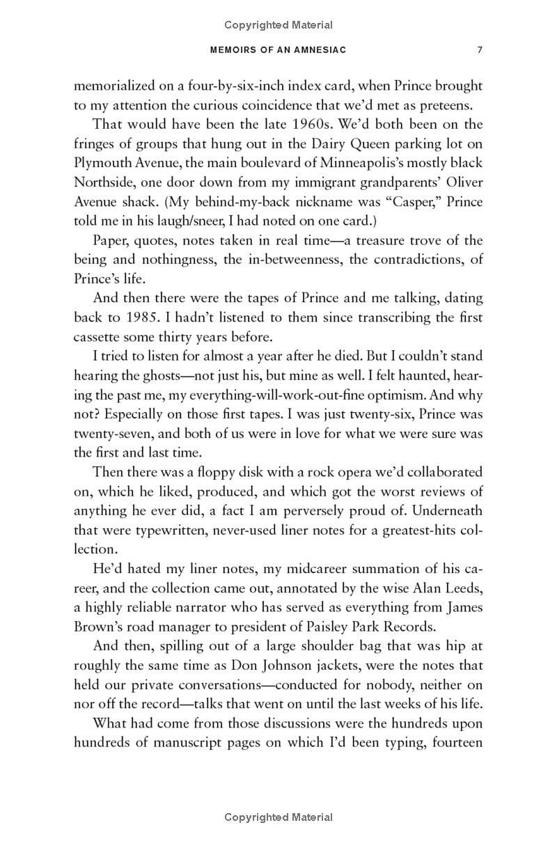 this thing called life: prince's odyssey, on + off the record