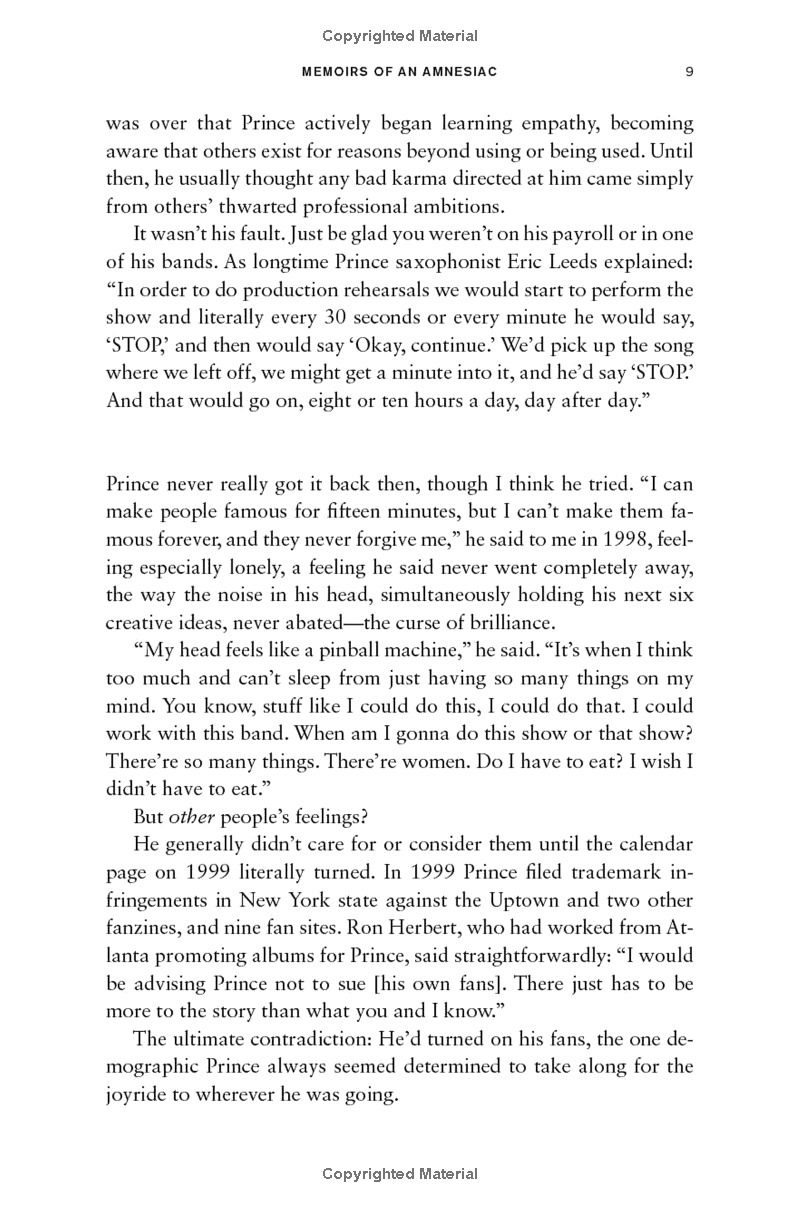 this thing called life: prince's odyssey, on + off the record