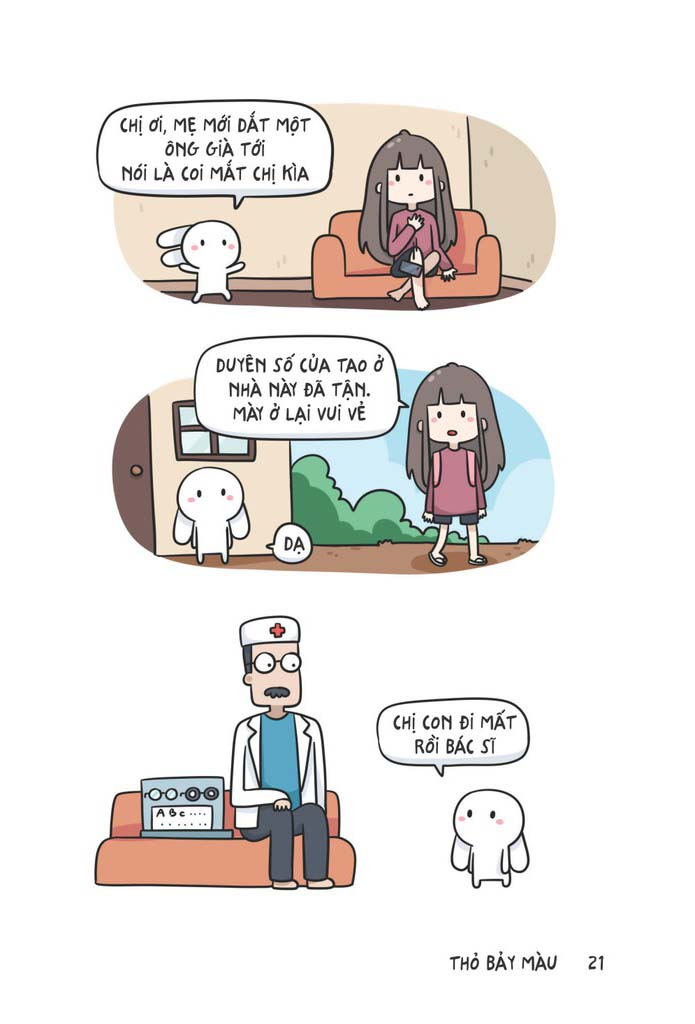 thỏ bảy màu và những người nghĩ nó là bạn (tái bản 2023)