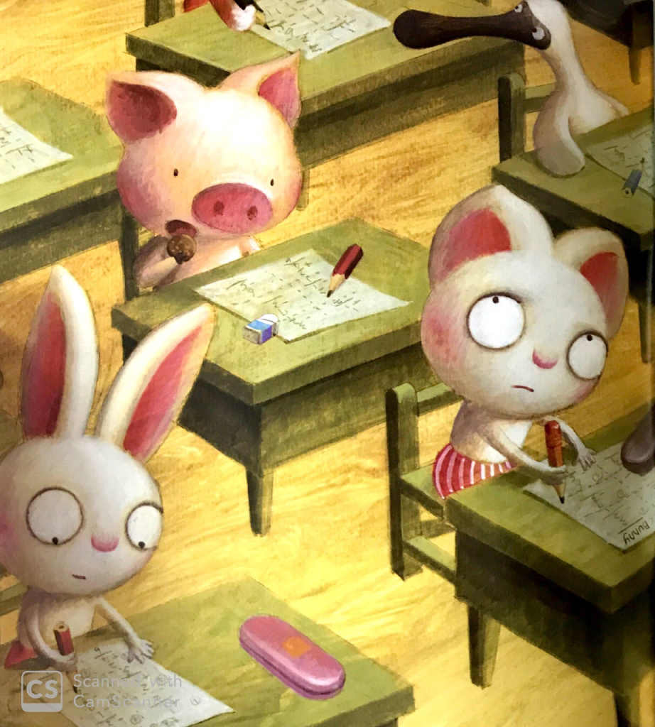 thỏ bunny tai ngắn - bài kiểm tra điểm kém