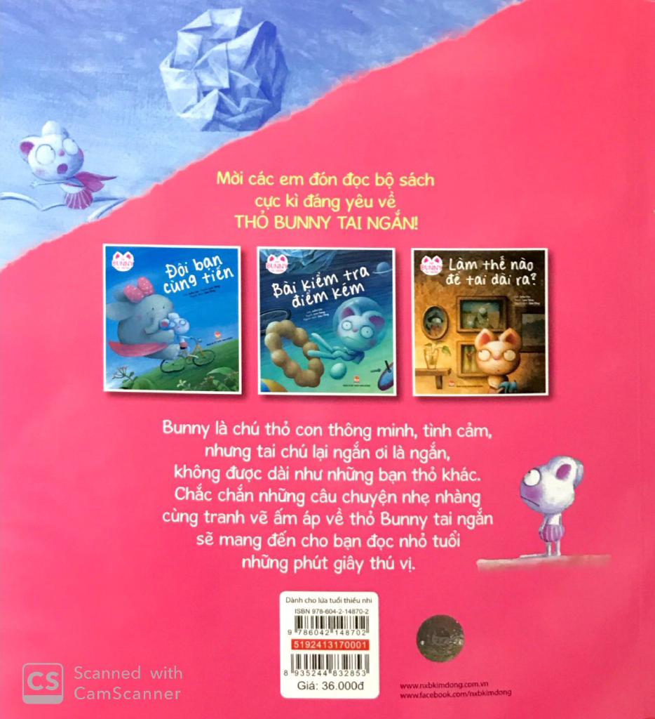 thỏ bunny tai ngắn - bài kiểm tra điểm kém