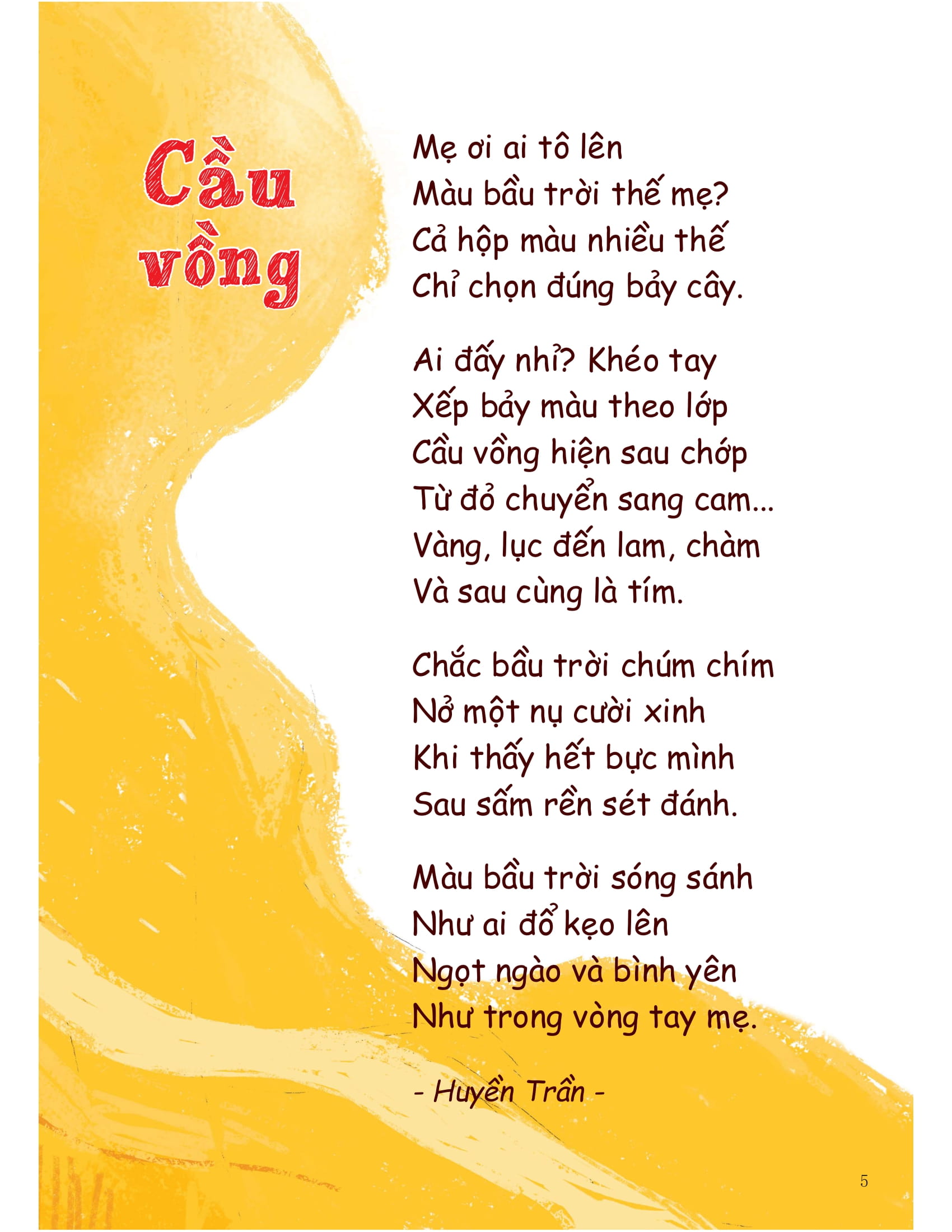 thơ cho bé học nói