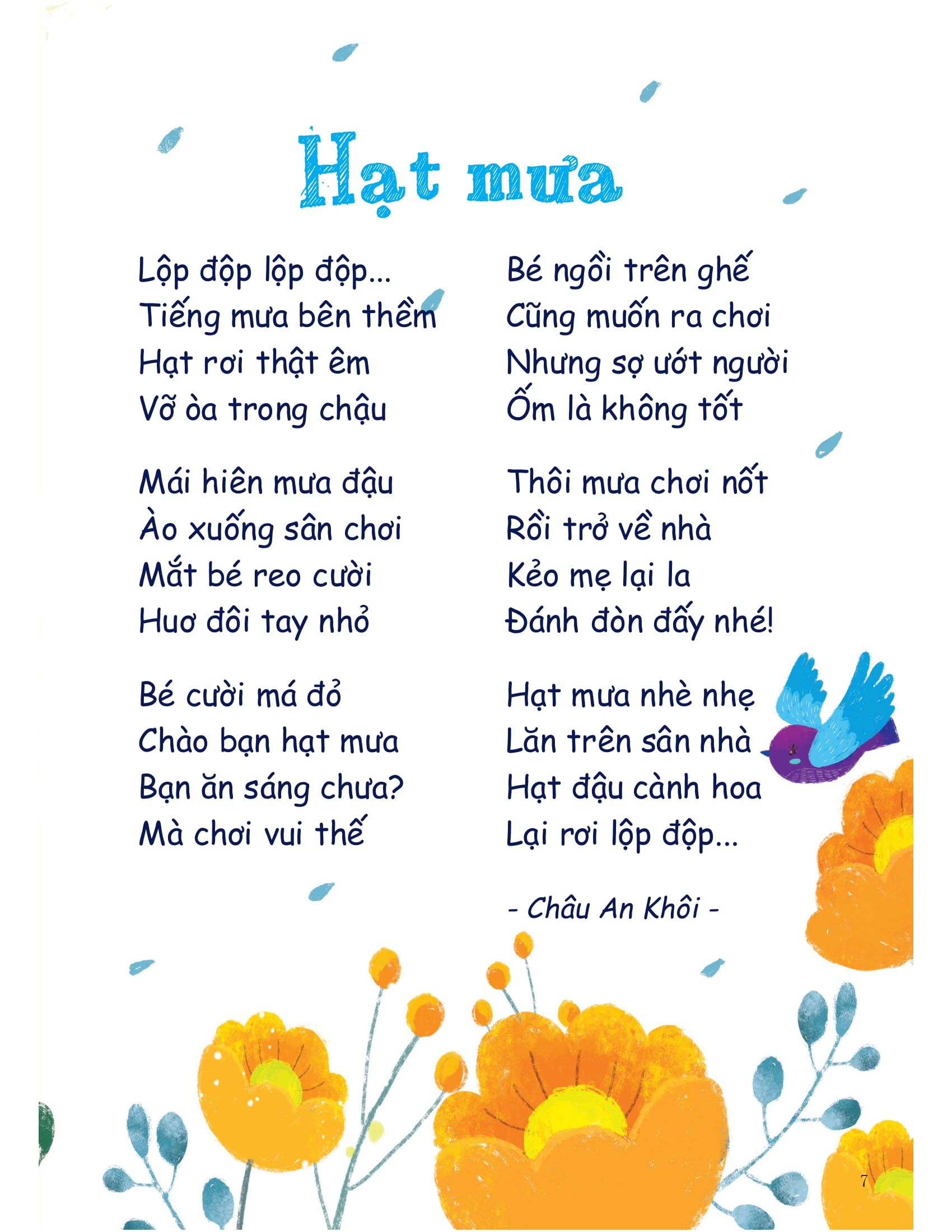 thơ cho bé học nói