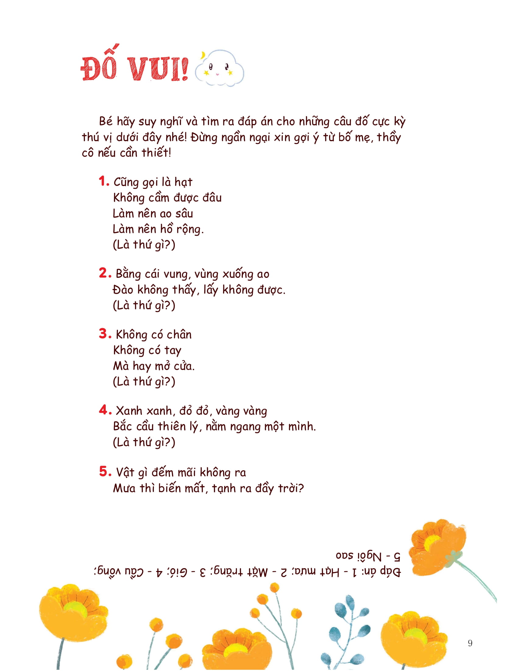 thơ cho bé học nói