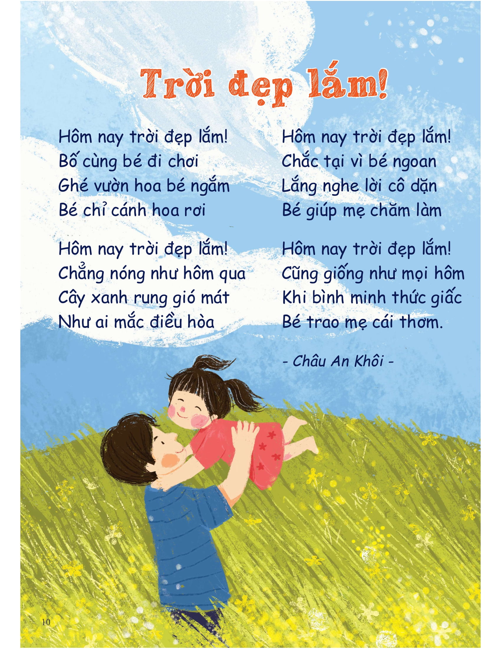 thơ cho bé học nói