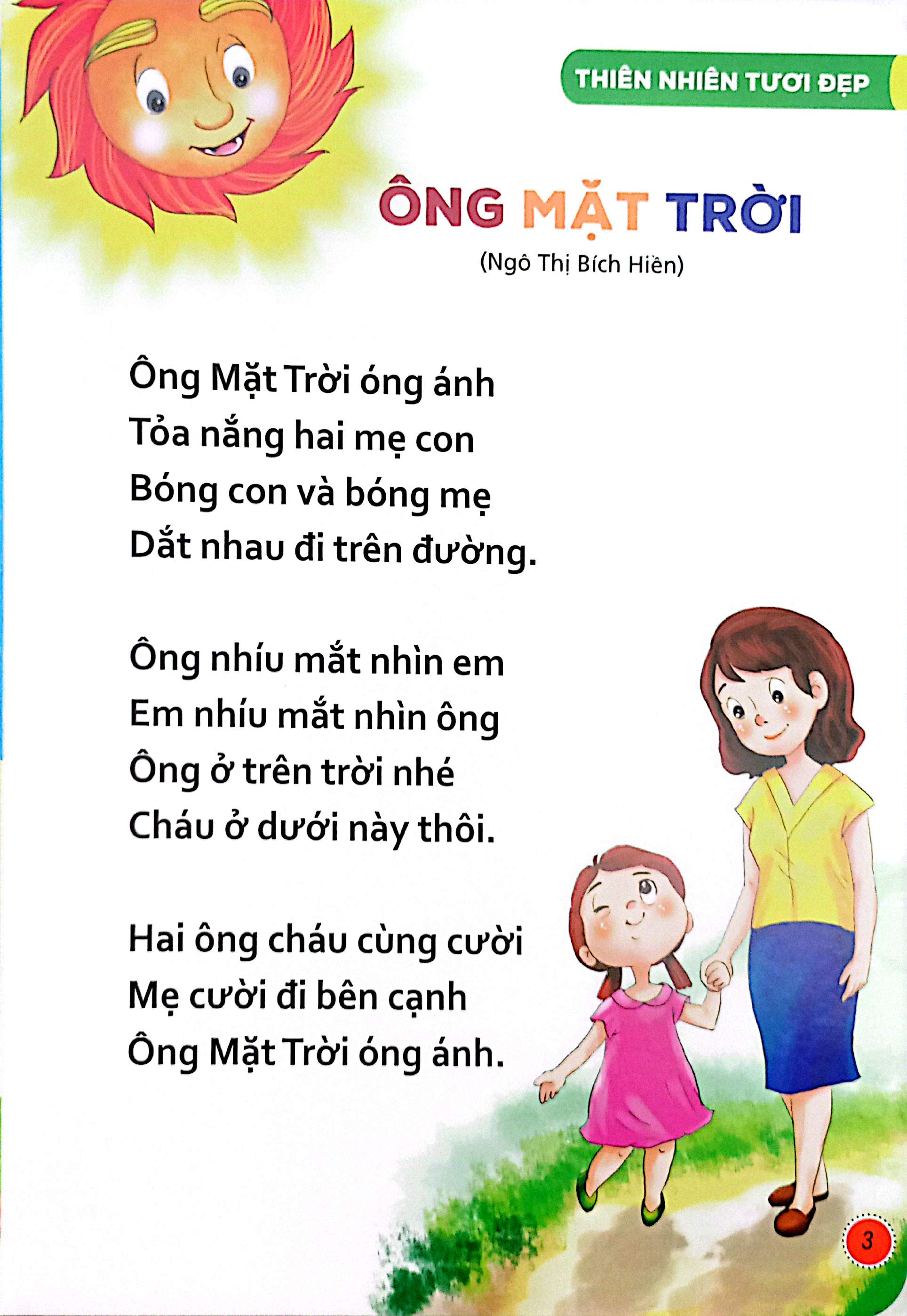 thơ cho bé tập nói, tập đọc
