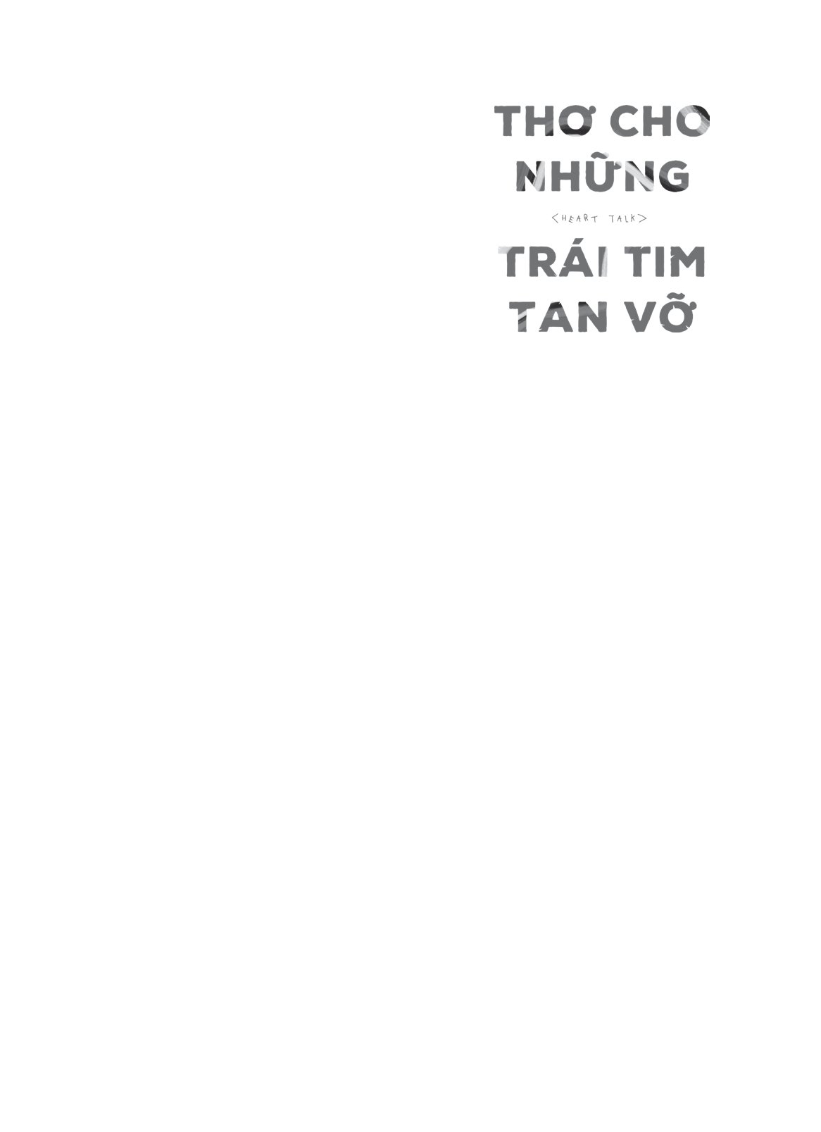 thơ cho những trái tim tan vỡ