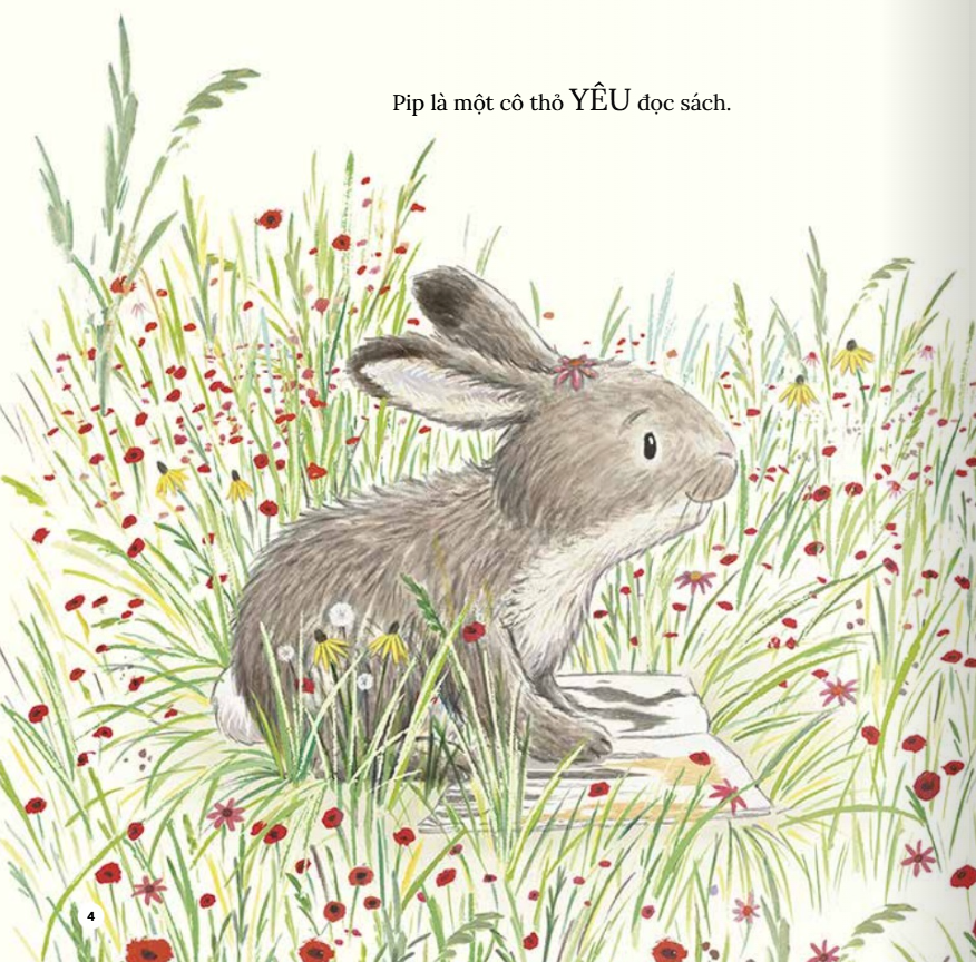 thỏ con đọc sách - just one more story
