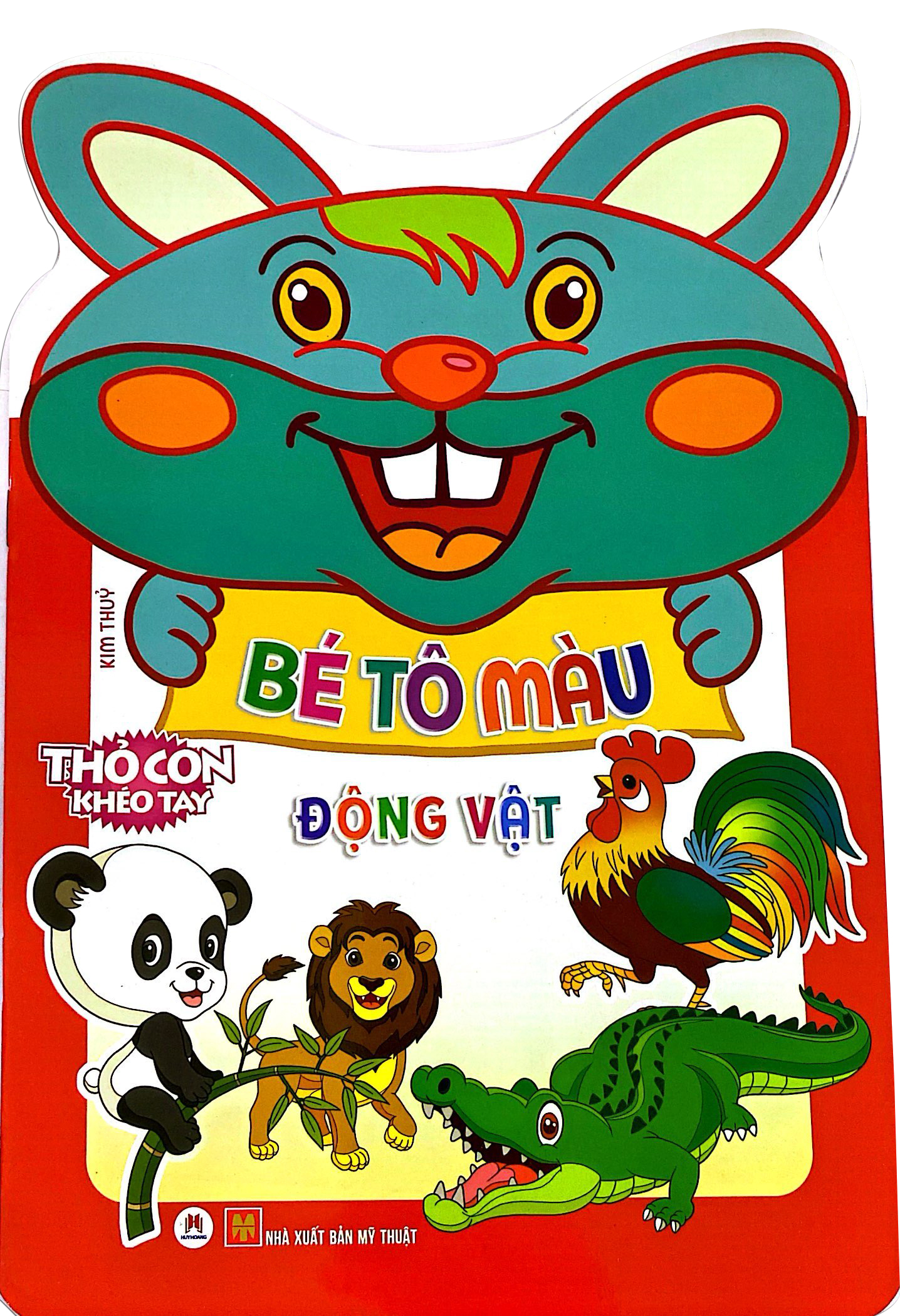 thỏ con khéo tay - bé tô màu: động vật