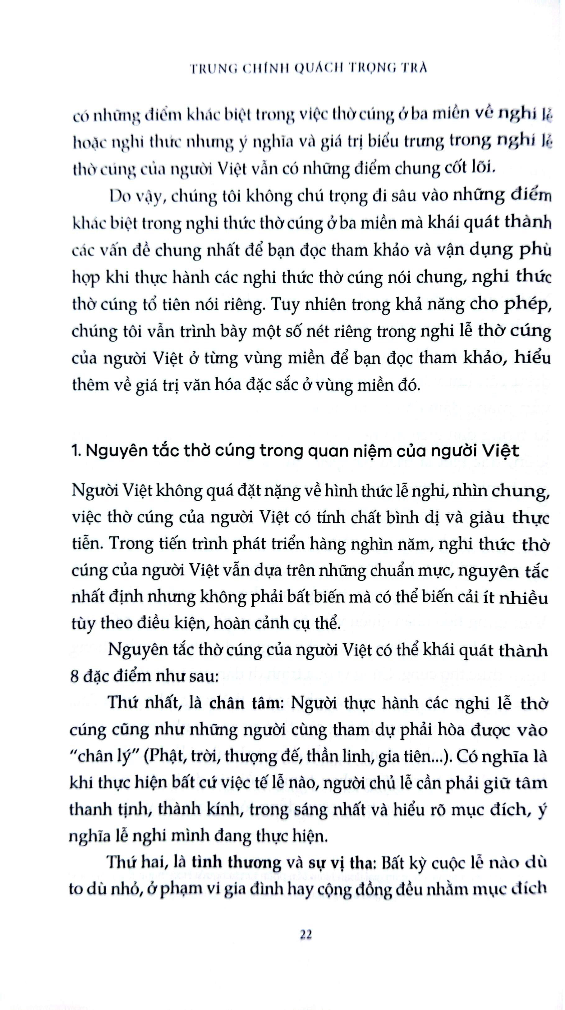 thờ cúng cổ truyền việt nam - nghi lễ và thực hành nghi lễ