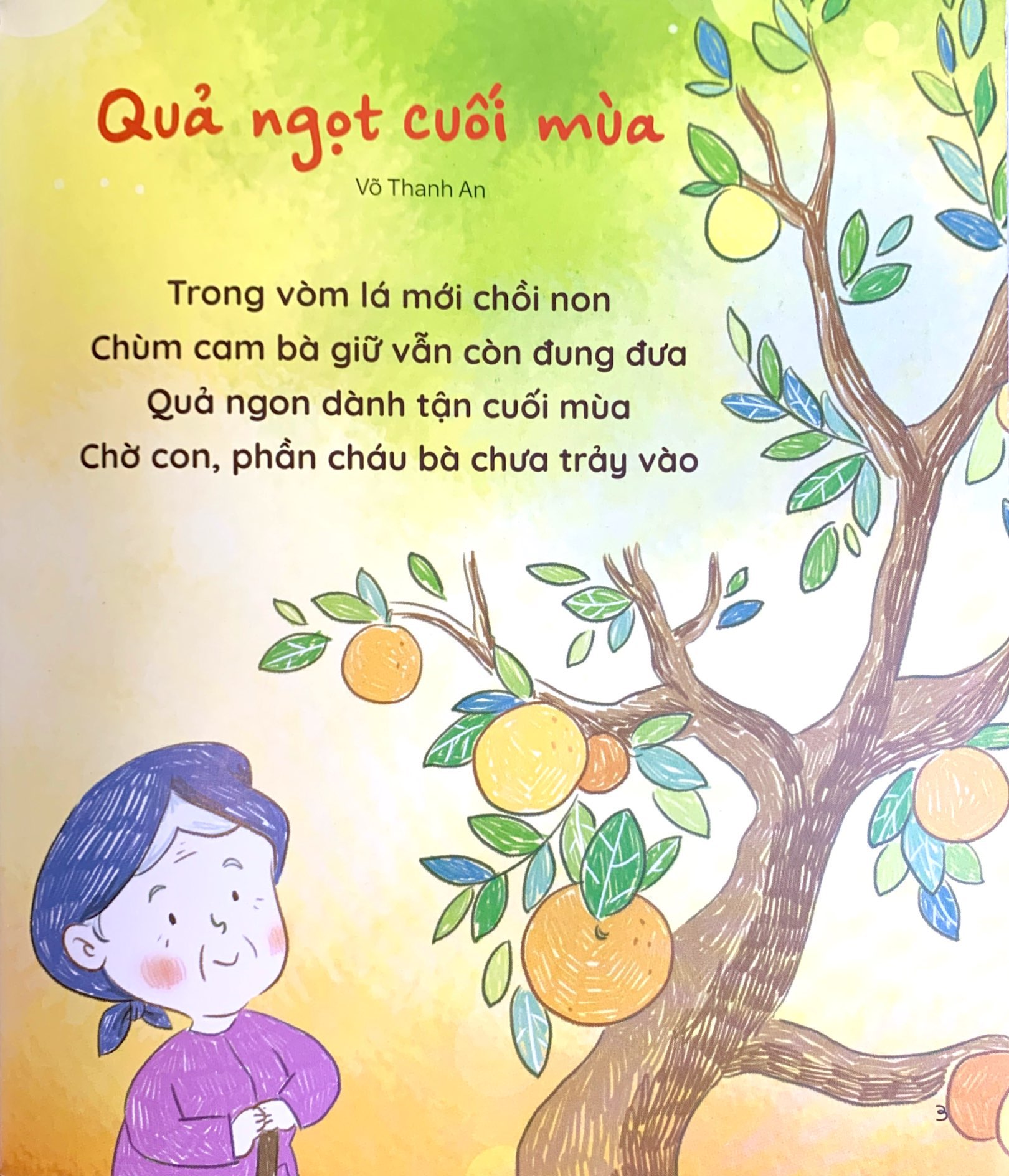 thơ gia đình yêu thương - thơ về bà