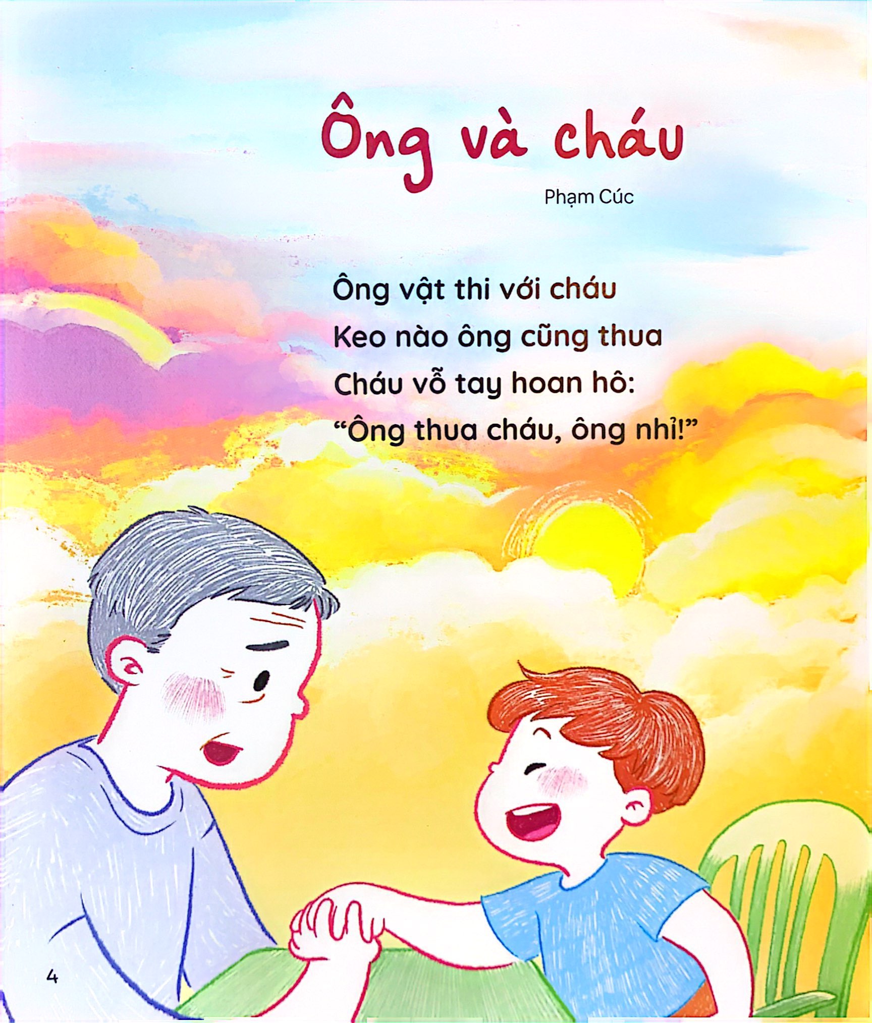 thơ gia đình yêu thương - thơ về ông