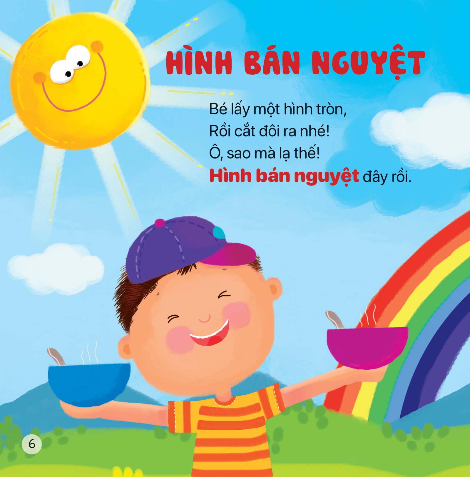 thơ hay cho bé - học về hình dạng