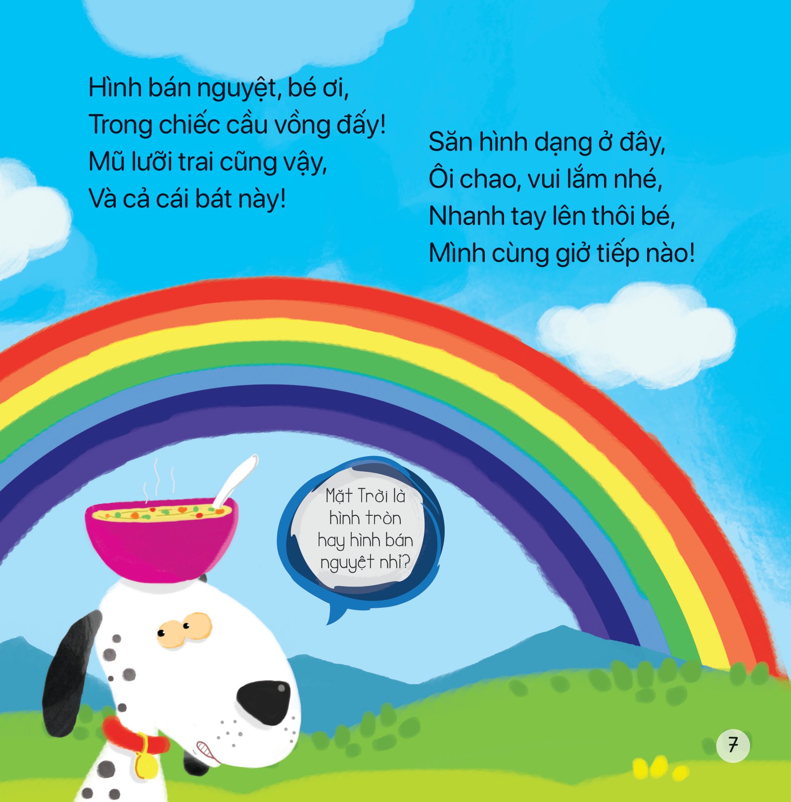 thơ hay cho bé - học về hình dạng